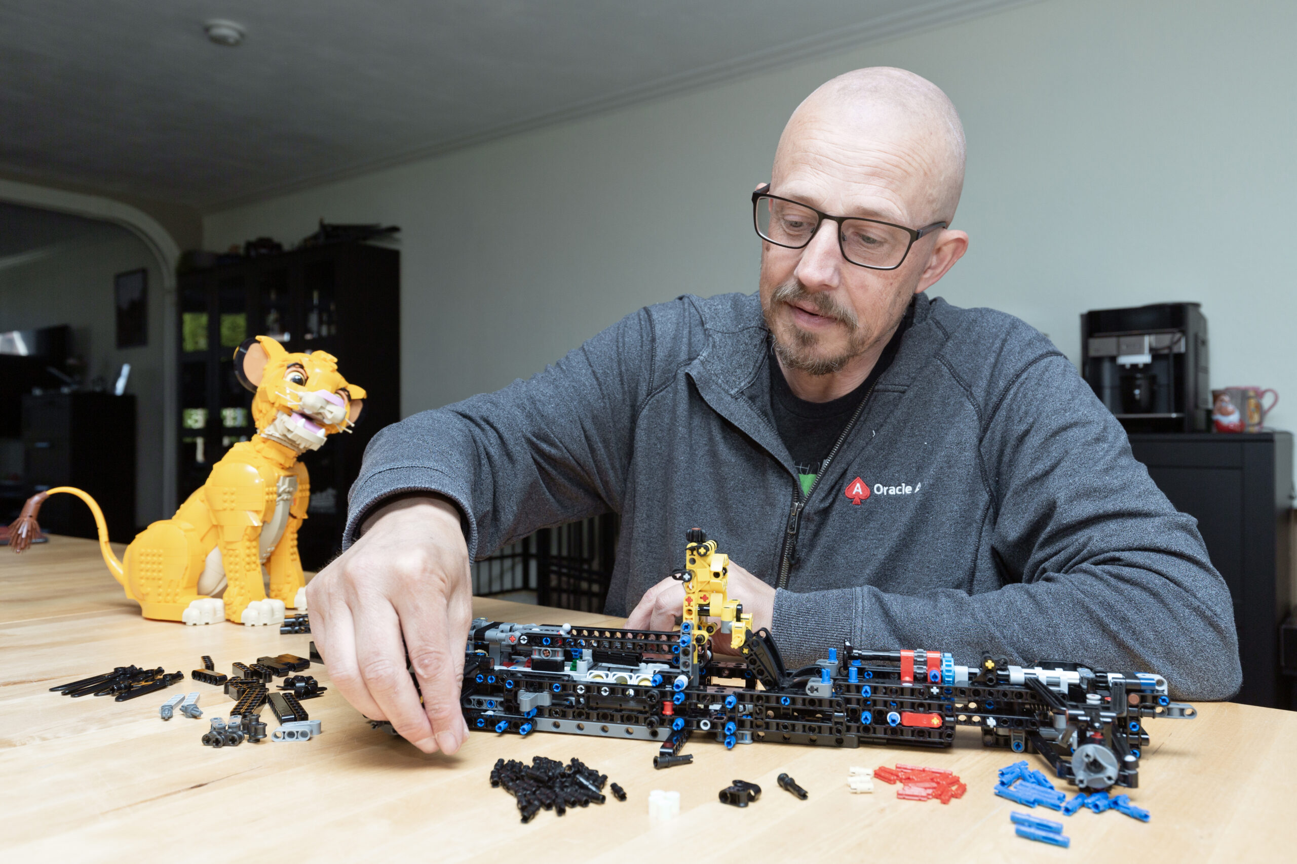 Patrick Barel lego Patrick Barel, MS-patiënt, Sibculo, lego